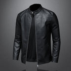 Men's Essential Faux Leather Moto Jacket