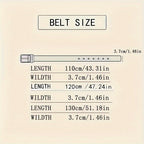 Niki | Men’s genuine leather belt with automatic buckle – Classic adjustable big game belt