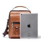 Niki | Men's Genuine Leather Shoulder Bag | Durable, Adjustable Strap & Ideal for Work or Leisure