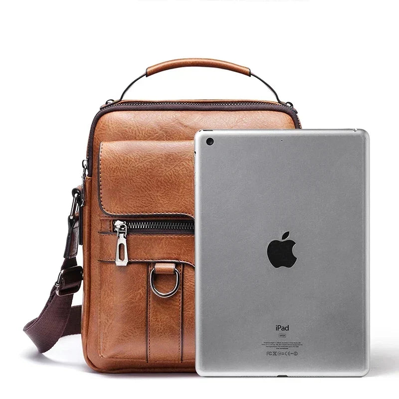 Niki | Men's Genuine Leather Shoulder Bag | Durable, Adjustable Strap & Ideal for Work or Leisure