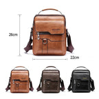 Niki | Men's Genuine Leather Shoulder Bag | Durable, Adjustable Strap & Ideal for Work or Leisure