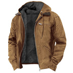 Men's Hooded Outdoor Jacket: Weather-Resistant