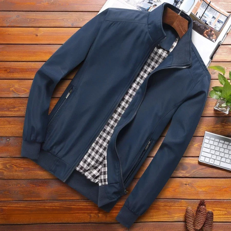 Men's Casual Lightweight Windbreaker Jacket