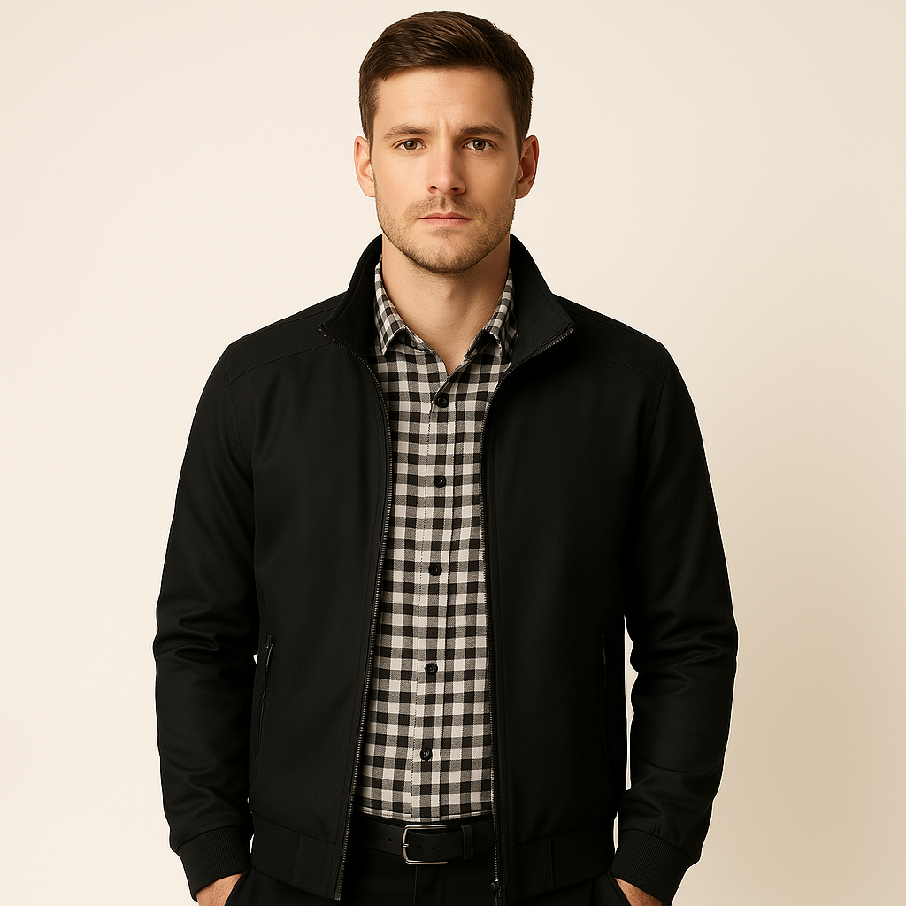 Men's Casual Lightweight Windbreaker Jacket