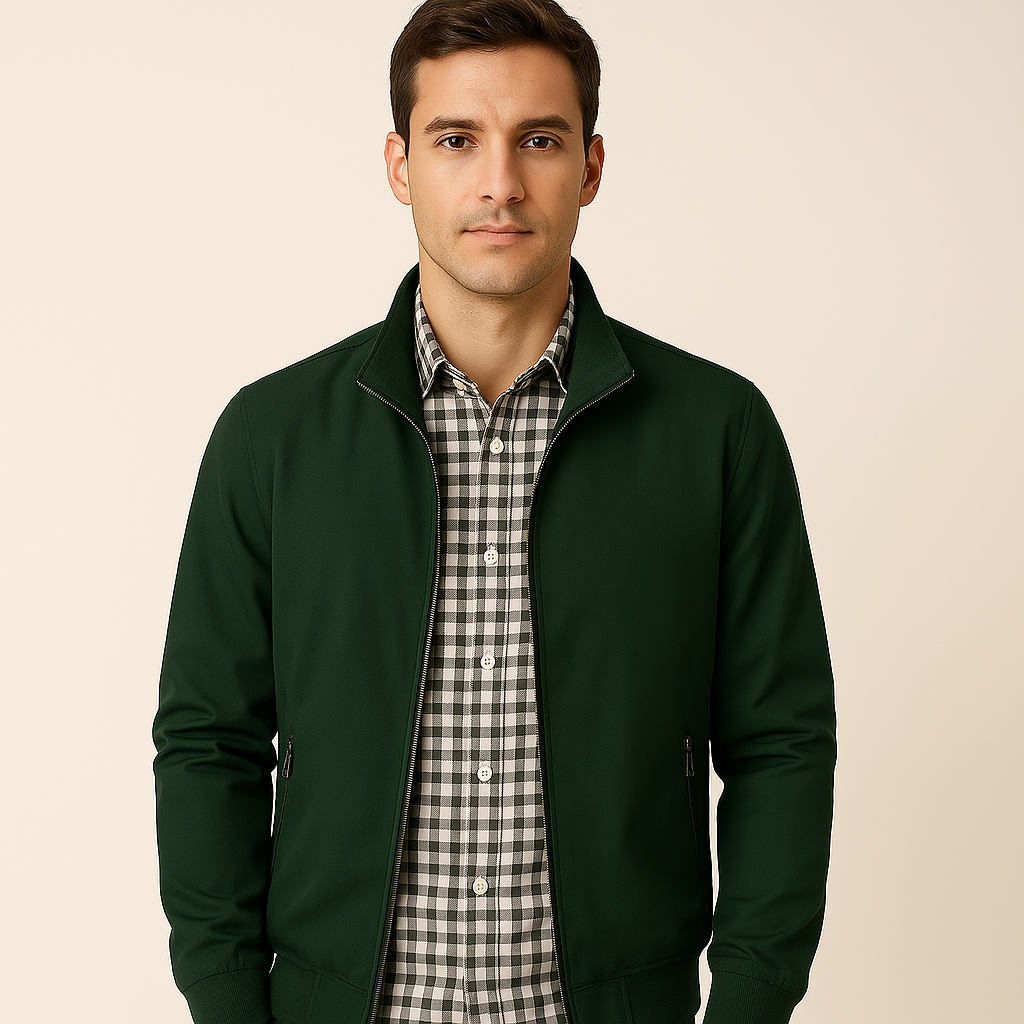 Men's Casual Lightweight Windbreaker Jacket