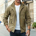 Niki | Men's Lightweight Stand Collar Zip Jacket