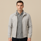 Men's Zip-Front Windbreaker Bomber Jacket