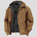 Men's Insulated Hooded Jacket for Cold Weather