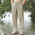 Men's Relaxed Fit Linen Lounge Pants