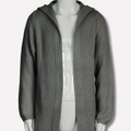 Men's Cozy Hooded Long Cardigan