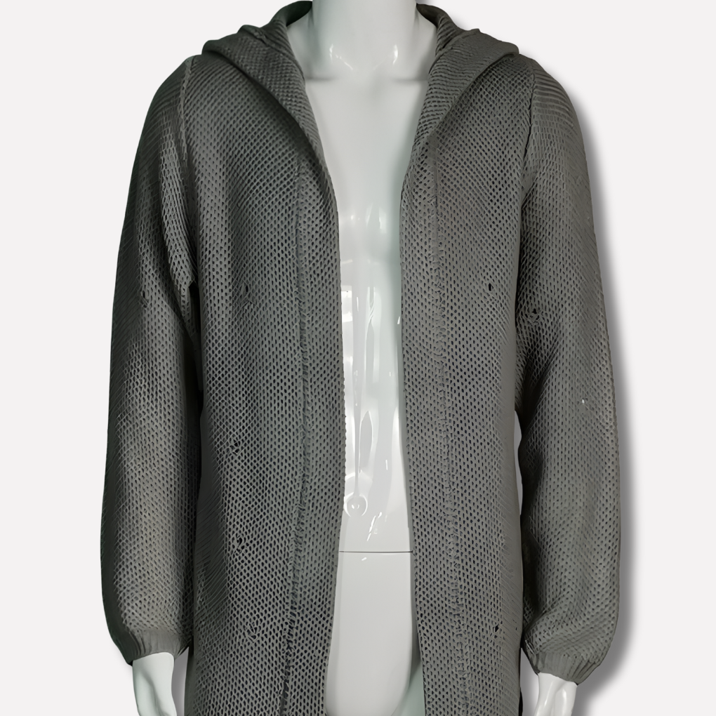 Men's Cozy Hooded Long Cardigan