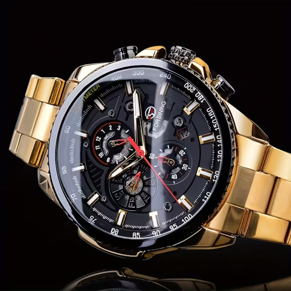 Men's Mechanical Watch with Date Function