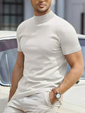 Men's Mock Neck Performance T-Shirt