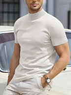 Men's Mock Neck Performance T-Shirt