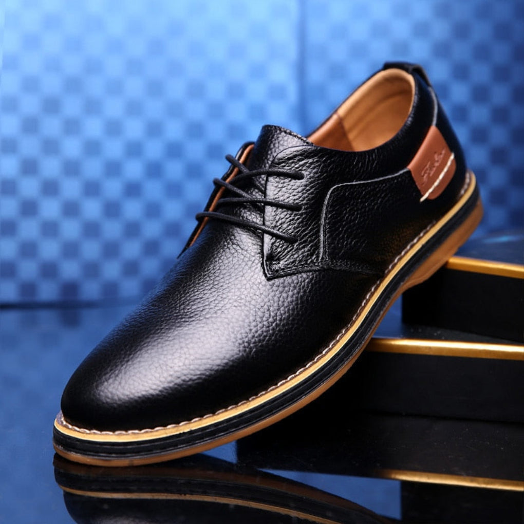 Men's Waterproof Leather Dress Shoes