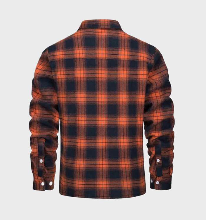 Men's Fleece-Lined Plaid Shacket