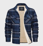 Men's Fleece-Lined Plaid Shacket
