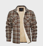 Men's Fleece-Lined Plaid Shacket