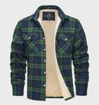 Men's Fleece-Lined Plaid Shacket