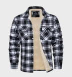 Men's Fleece-Lined Plaid Shacket