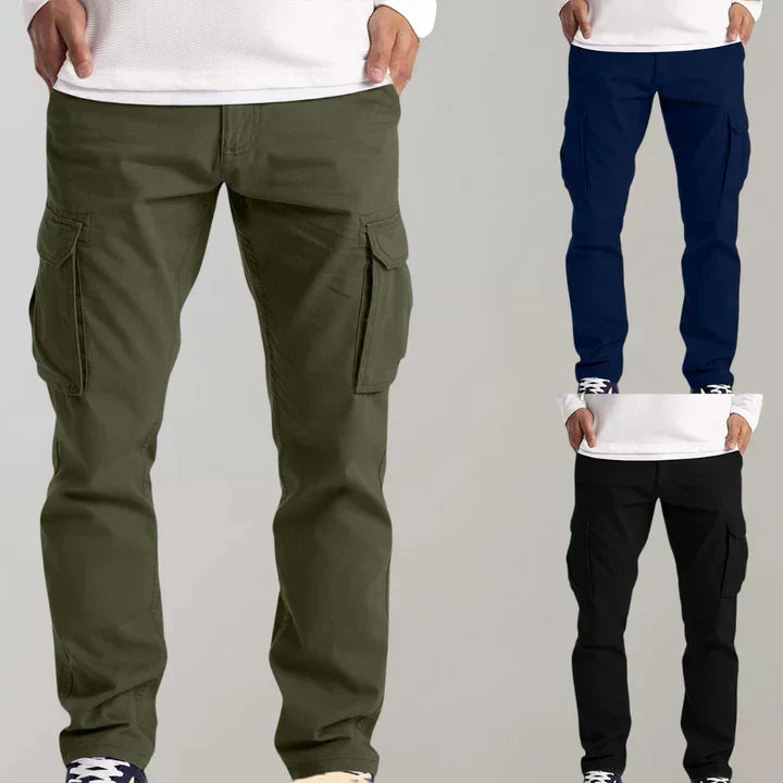 Men's Durable Relaxed Fit Cargo Pants