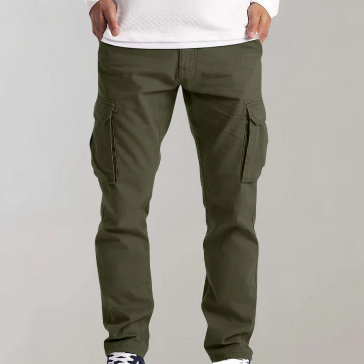 Men's Durable Relaxed Fit Cargo Pants