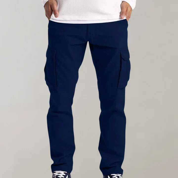 Men's Durable Relaxed Fit Cargo Pants