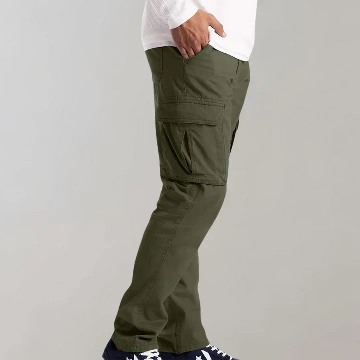 Men's Durable Relaxed Fit Cargo Pants