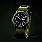 Niki | Men's Robust Outdoor Watch – Waterproof Military Style in Stainless Steel