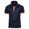 Niki | Men's Short Sleeve Polo with Contrast Trim