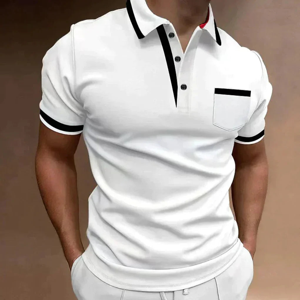 Comfortable Classic Pocket Polo