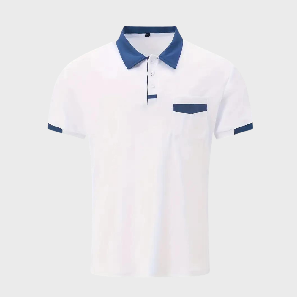 Niki | Men's Short Sleeve Polo with Pocket Detail