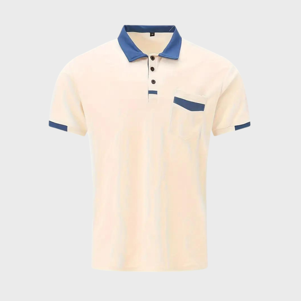 Niki | Men's Short Sleeve Polo with Pocket Detail