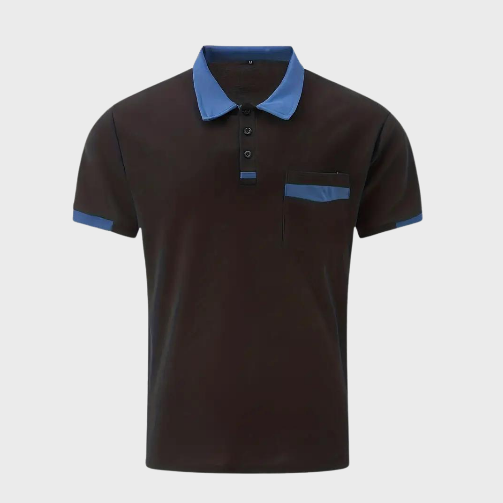 Niki | Men's Short Sleeve Polo with Pocket Detail