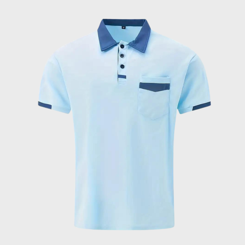 Niki | Men's Short Sleeve Polo with Pocket Detail