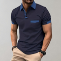 Niki | Men's Short Sleeve Polo with Pocket Detail