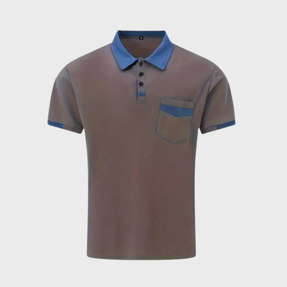 Niki | Men's Short Sleeve Polo with Pocket Detail