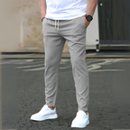 Comfortable Slim Fit Drawstring Trousers