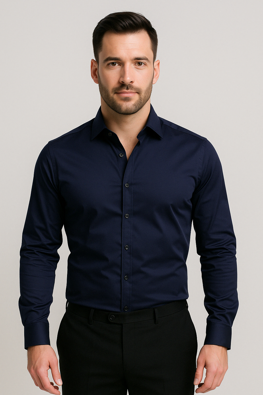 Men's Stretchy & Wrinkle-Free Dress Shirt