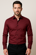 Men's Stretchy & Wrinkle-Free Dress Shirt