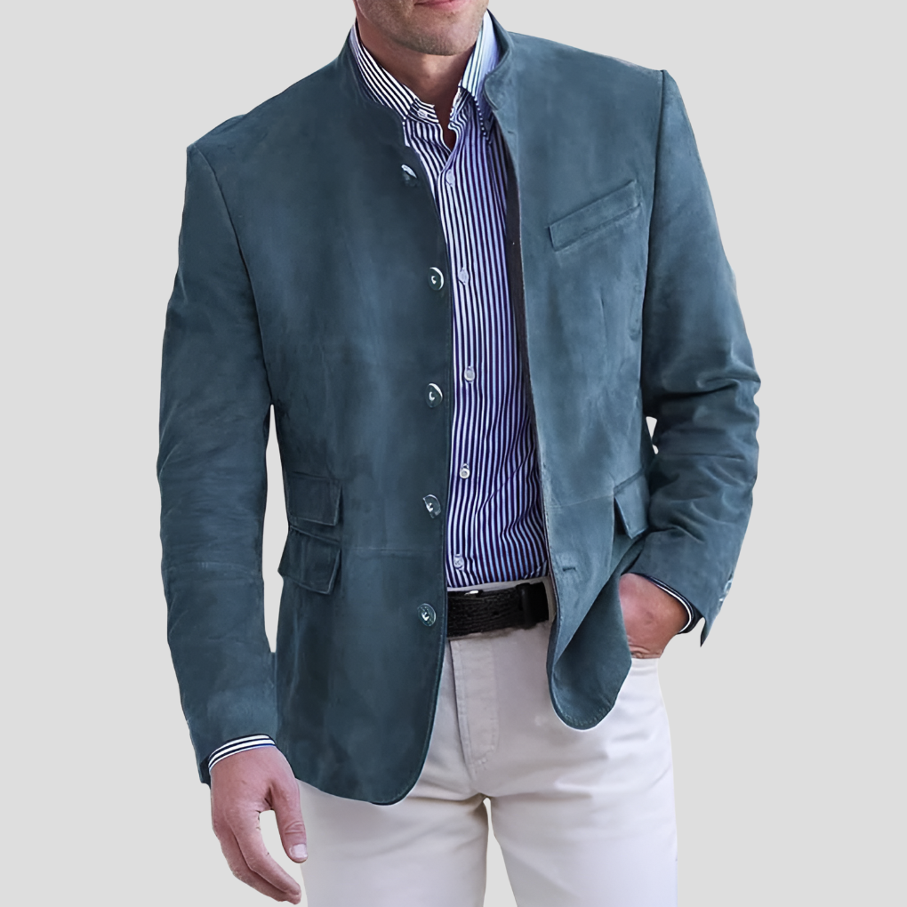 Men's Mandarin Collar Sport Coat