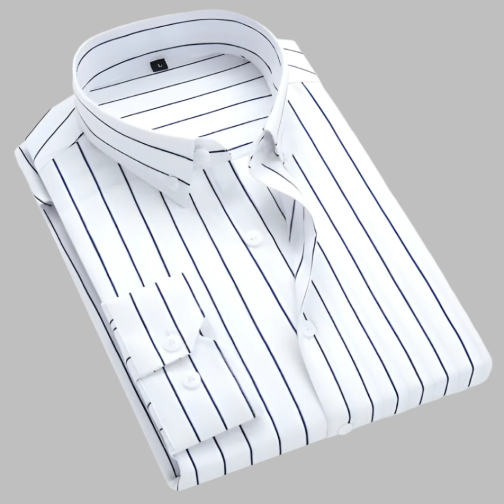 Comfortable Striped Oxford Shirt