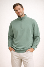 Niki | Men's Quarter-Zip Pullover with Stand-Up Collar