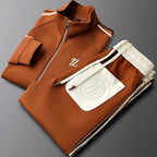 Men's Sporty Tracksuit with Piping Detail