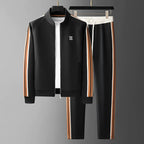 Men's Sporty Tracksuit with Piping Detail