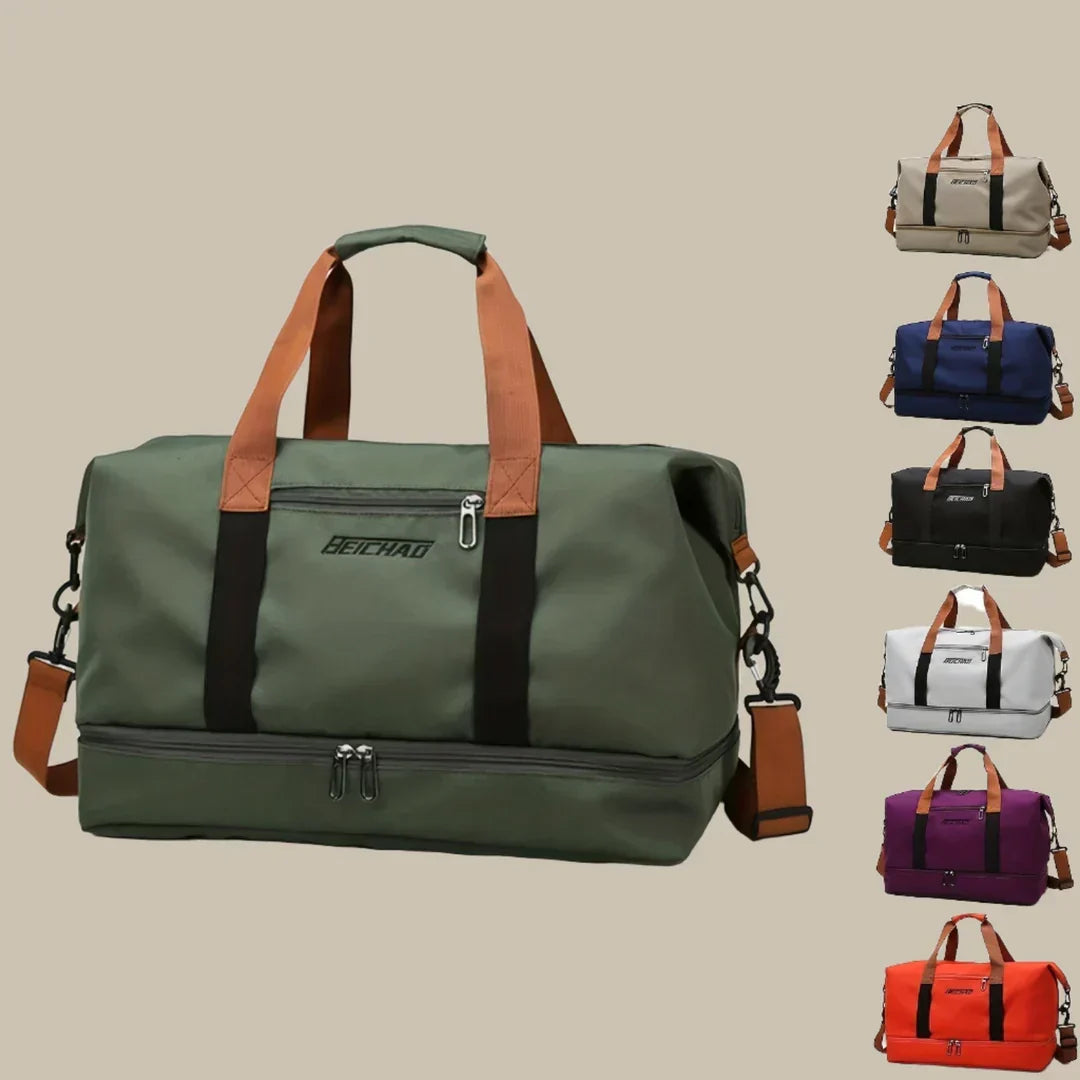 Niki | Men's Travel Duffel Bag with Shoe Compartment