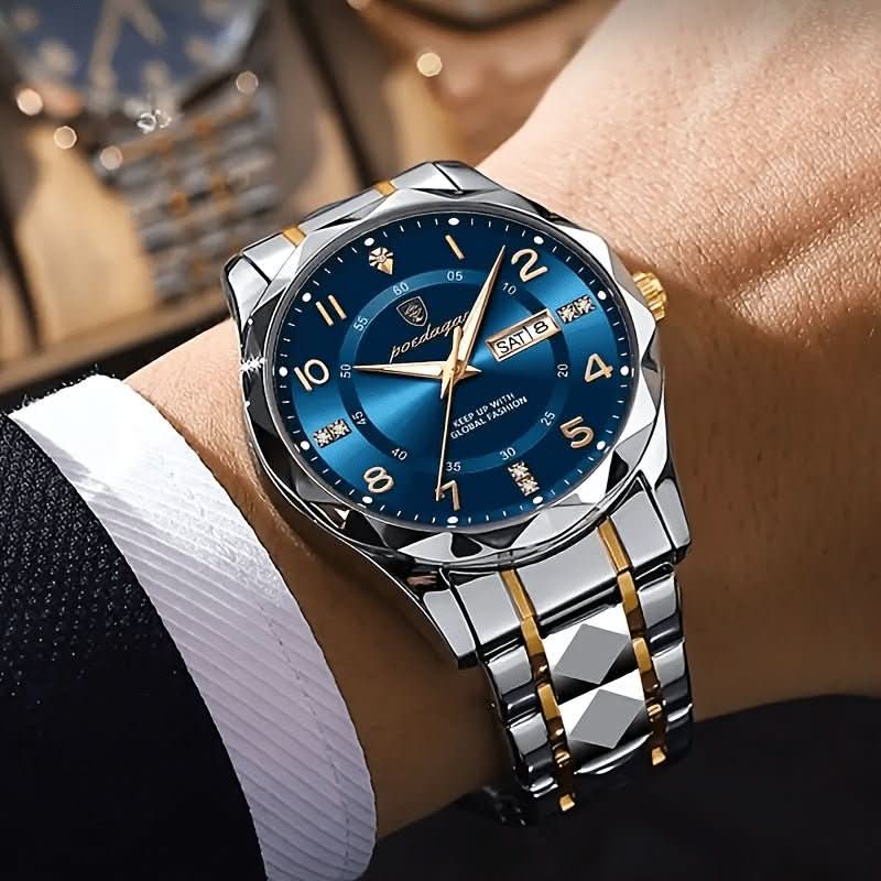 Niki | Men's Chronograph Watch - Waterproof Titanium Sports Watch with Alarm