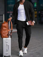 Comfortable Bomber Tracksuit Set