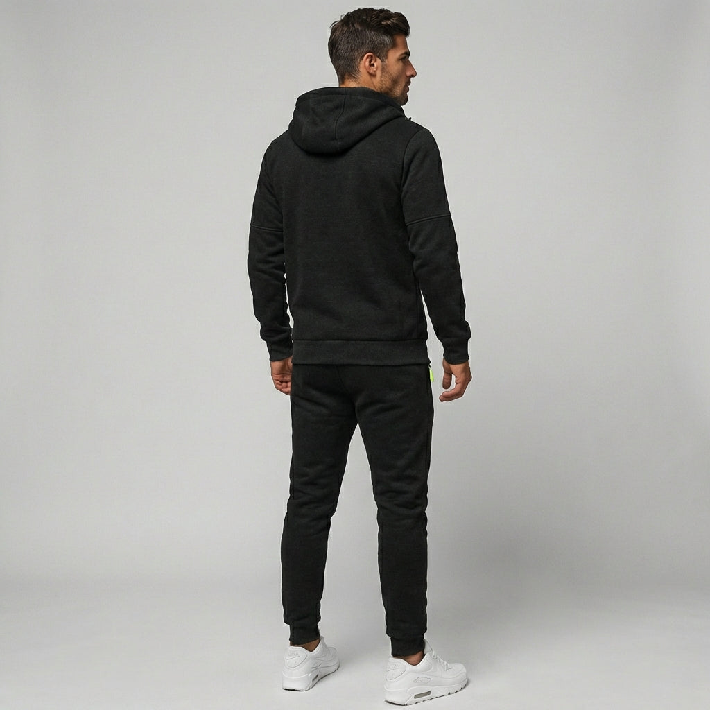 Men's Casual Zip Hoodie & Jogger Tracksuit