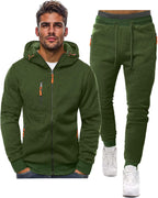 Men's Casual Zip Hoodie & Jogger Tracksuit
